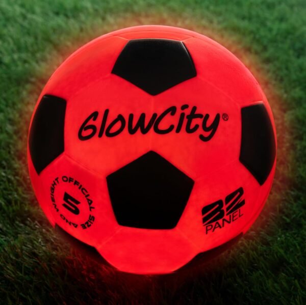 GlowCity Glow in The Dark Soccer Ball