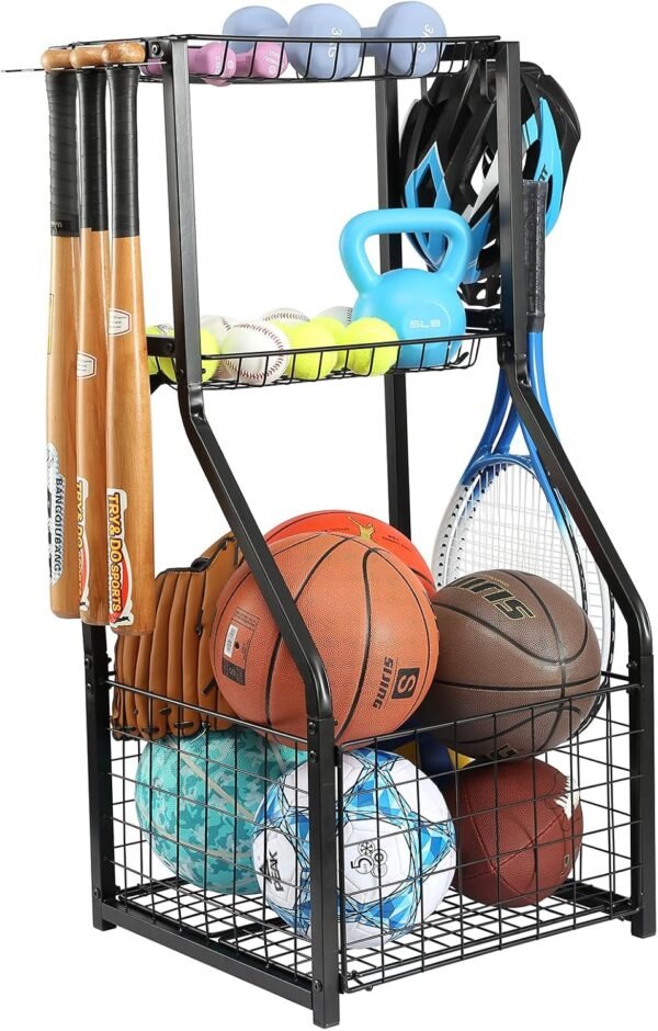 YueTong Sports Equipment Organizer for Garage Organization