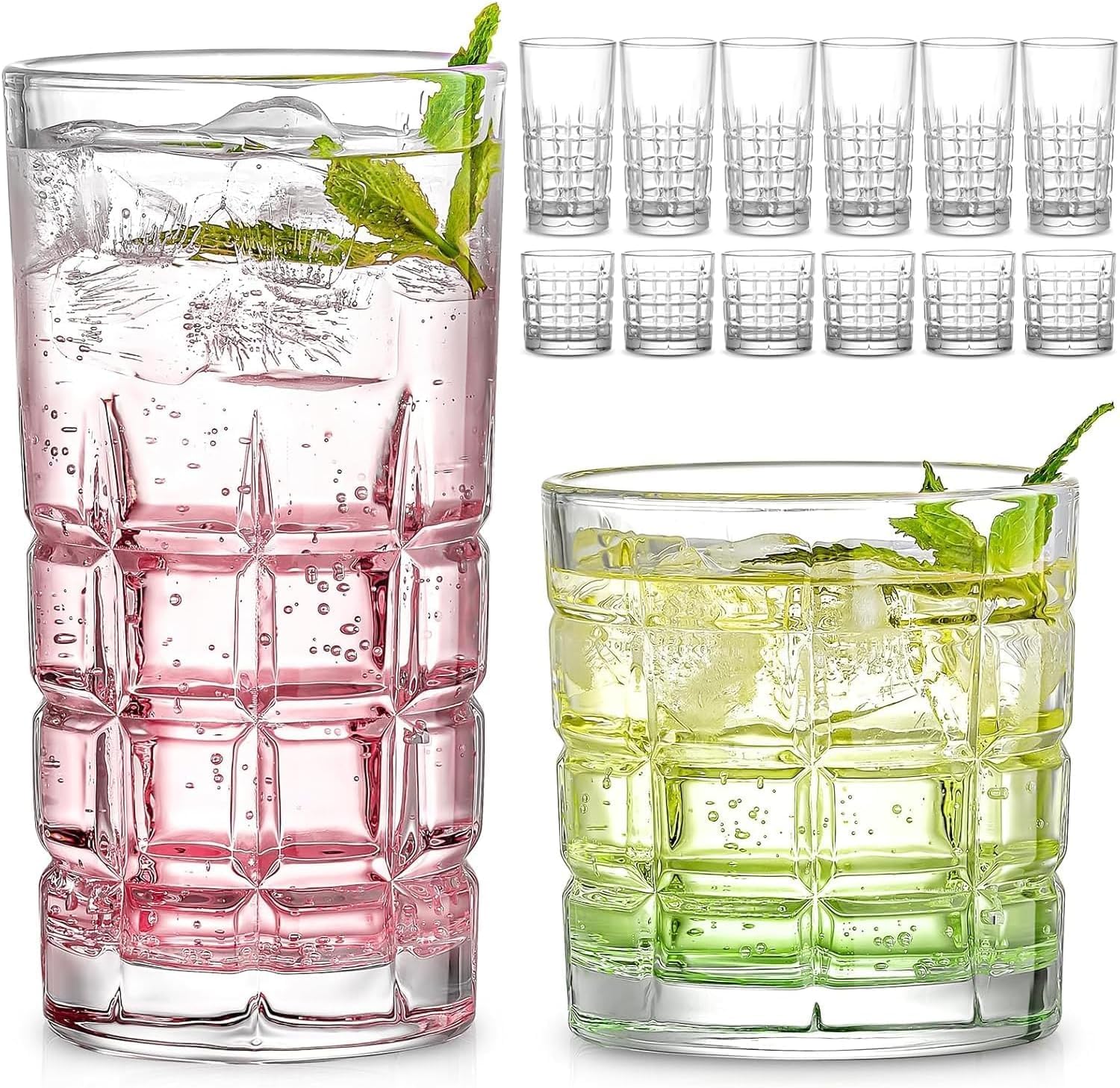 Bulk Drinking Glasses Set of 12